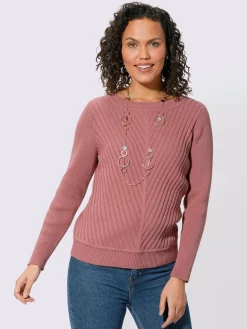 Pull encolure ronde pur coton