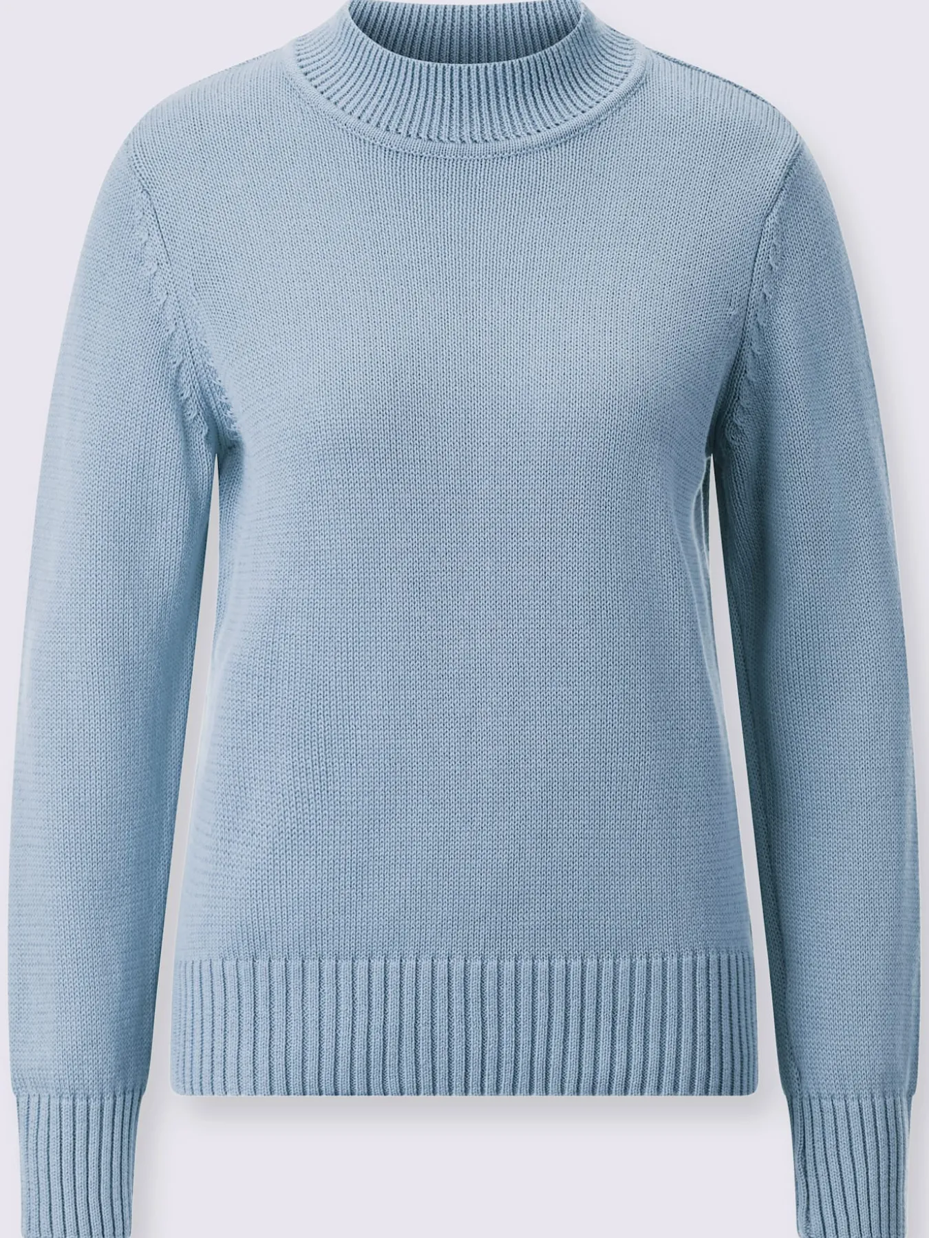 Pull femme col tortue finitions côtelés