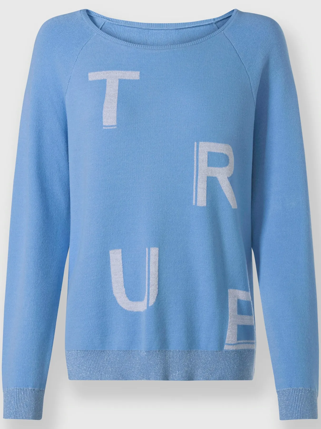Pull jacquard fil fantaisie brillant
