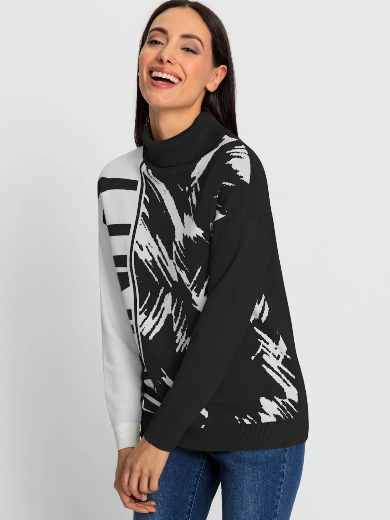 Pull jacquard motif jacquard original