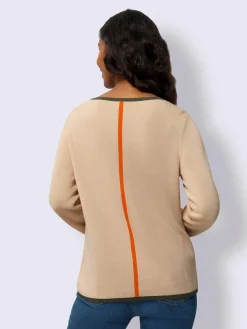 Pull jacquard tricot jacquard élégant