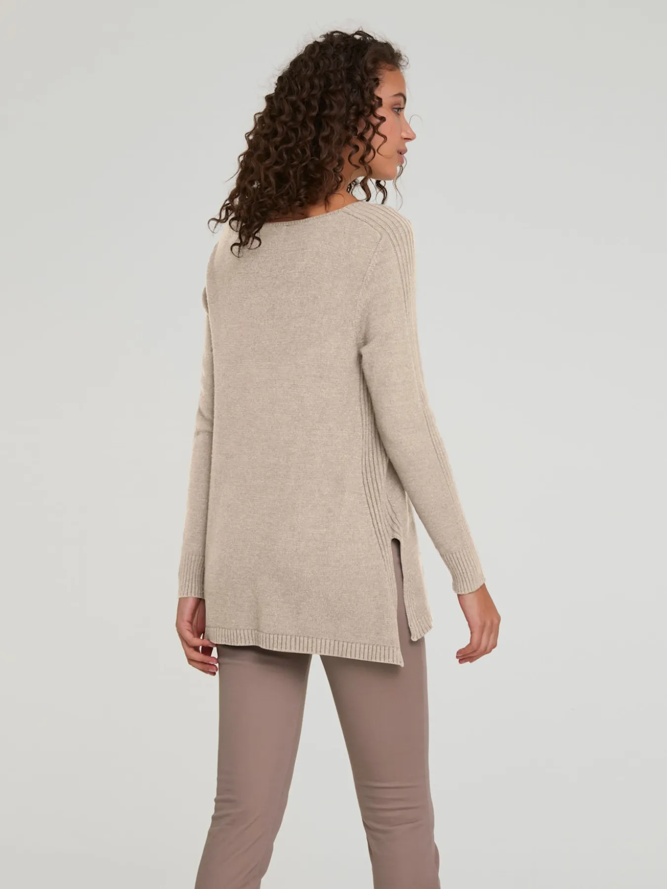 Pull long look intemporel