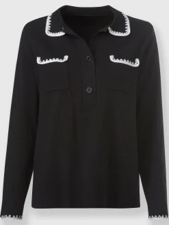 Pull polo col polo tendance