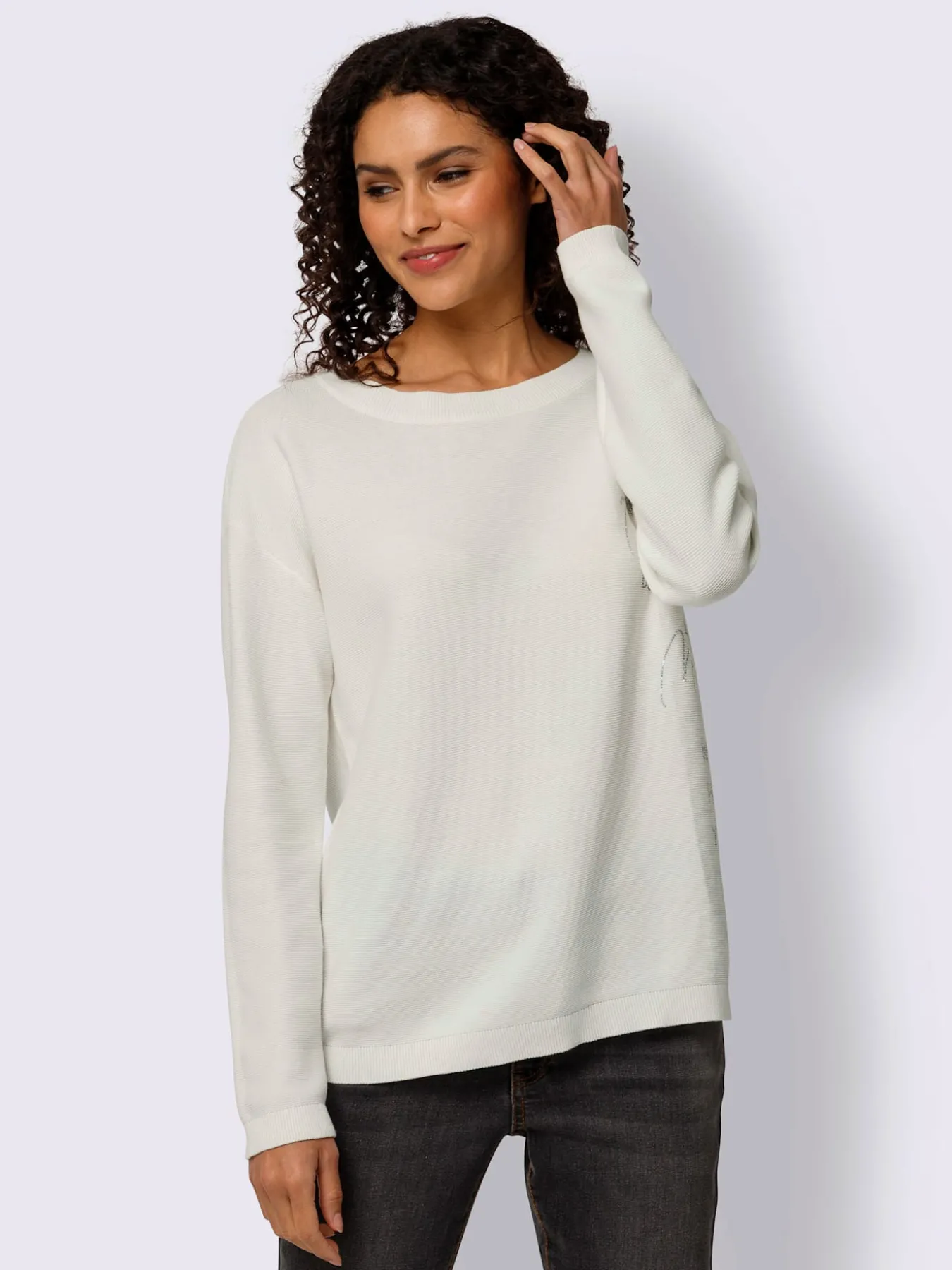 Pull pur coton