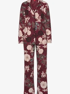 Pyjama au motif floral botanique