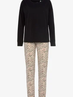 Pyjama au superbe motif sergé chevron