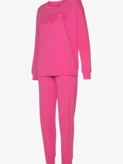 Pyjama avec imprimé texte devant
