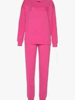 Pyjama avec imprimé texte devant