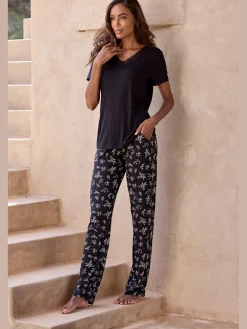 Pyjama avec joli imprimé floral