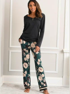 Pyjama avec pantalon imprimé tendance
