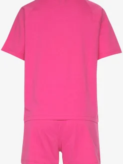 Pyjama court avec imprimé texte devant