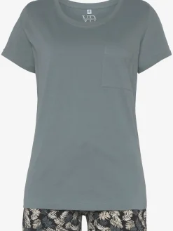 Pyjama court avec short imprimé
