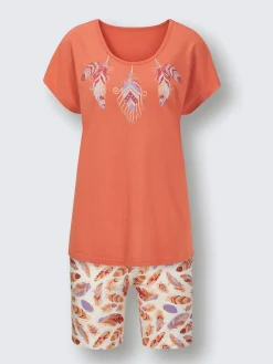 Pyjama court jersey fin