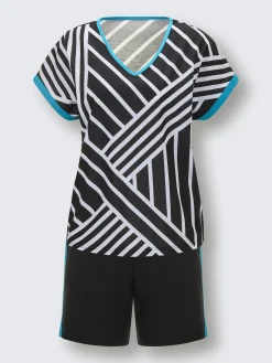 Pyjama court jersey fin