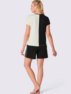 Pyjama court jersey fin