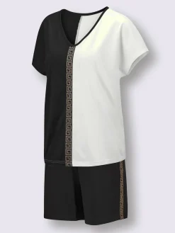 Pyjama court jersey fin