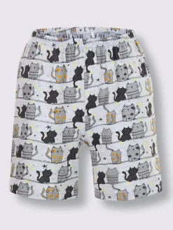 Pyjama court jersey fin