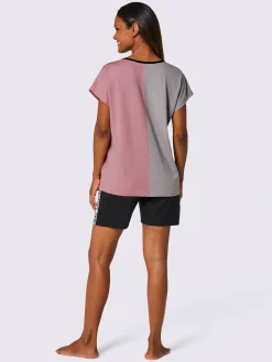 Pyjama court jersey fin