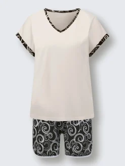 Pyjamas courts jersey fin