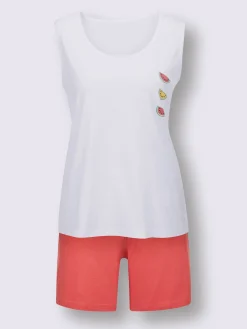 Pyjamas courts jersey fin