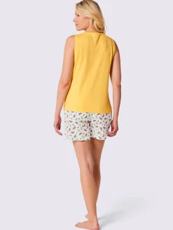 Pyjamas courts jersey fin