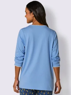 Pyjama-t-shirt jersey fin