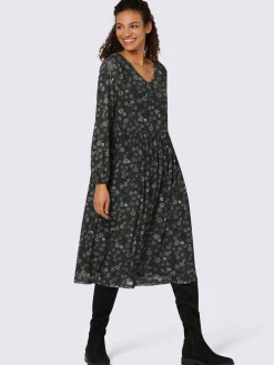 Robe à fleurs qualité maille imprimée