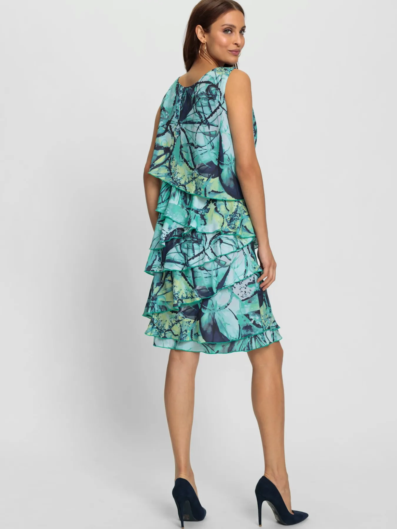Robe à volants qualité tissée
