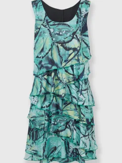 Robe à volants qualité tissée