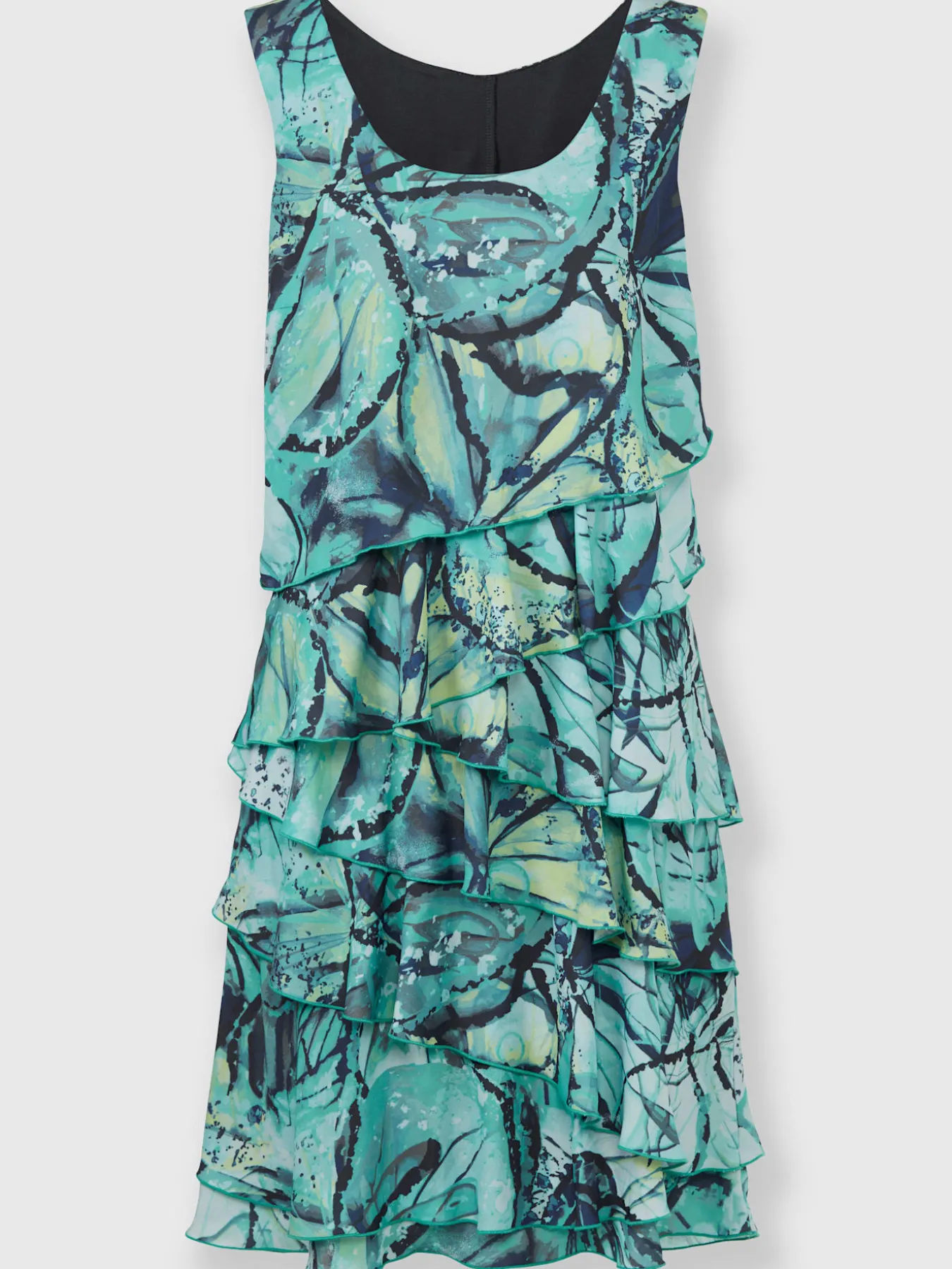 Robe à volants qualité tissée