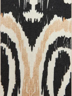 Robe chemisier col v à bordure