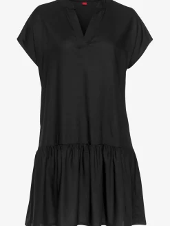 Robe chemisier courte à encolure en v