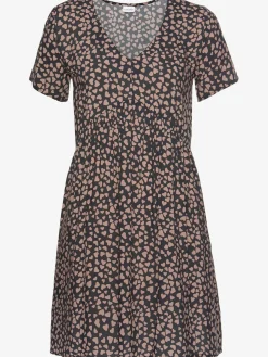 Robe chemisier décontractée à encolure en v