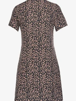 Robe chemisier décontractée à encolure en v