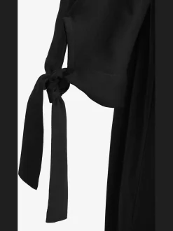 Robe chemisier élastique à l'encolure
