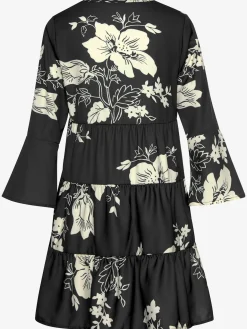 Robe chemisier robe tunique décontractée à col v