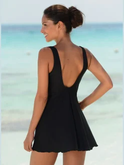 Robe de bain maillot de bain idéal pour les grandes tailles, jusqu'au bonnet d