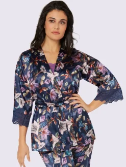 Robe de chambre satin