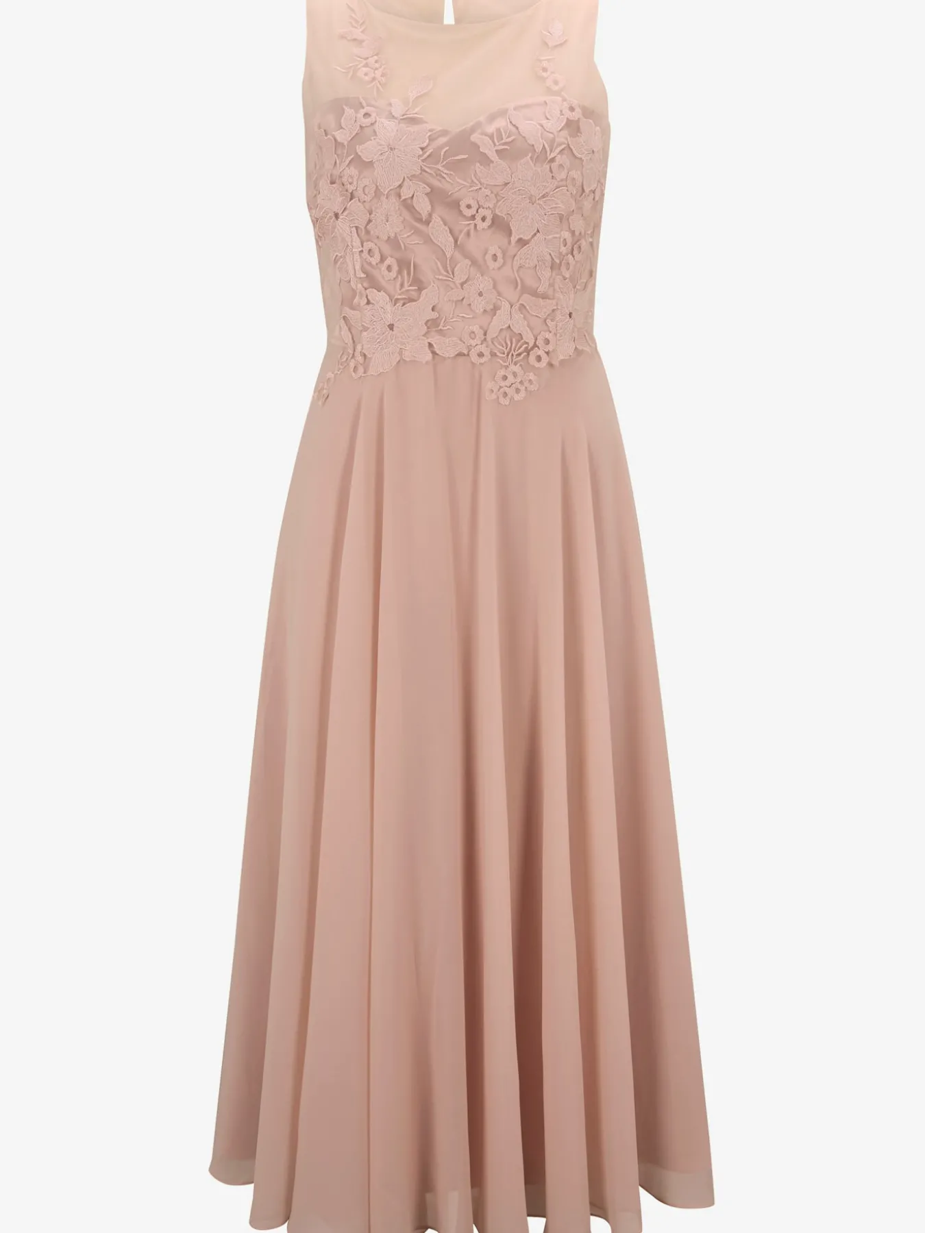 Robe de cocktail fermeture boutonnée dans le cou