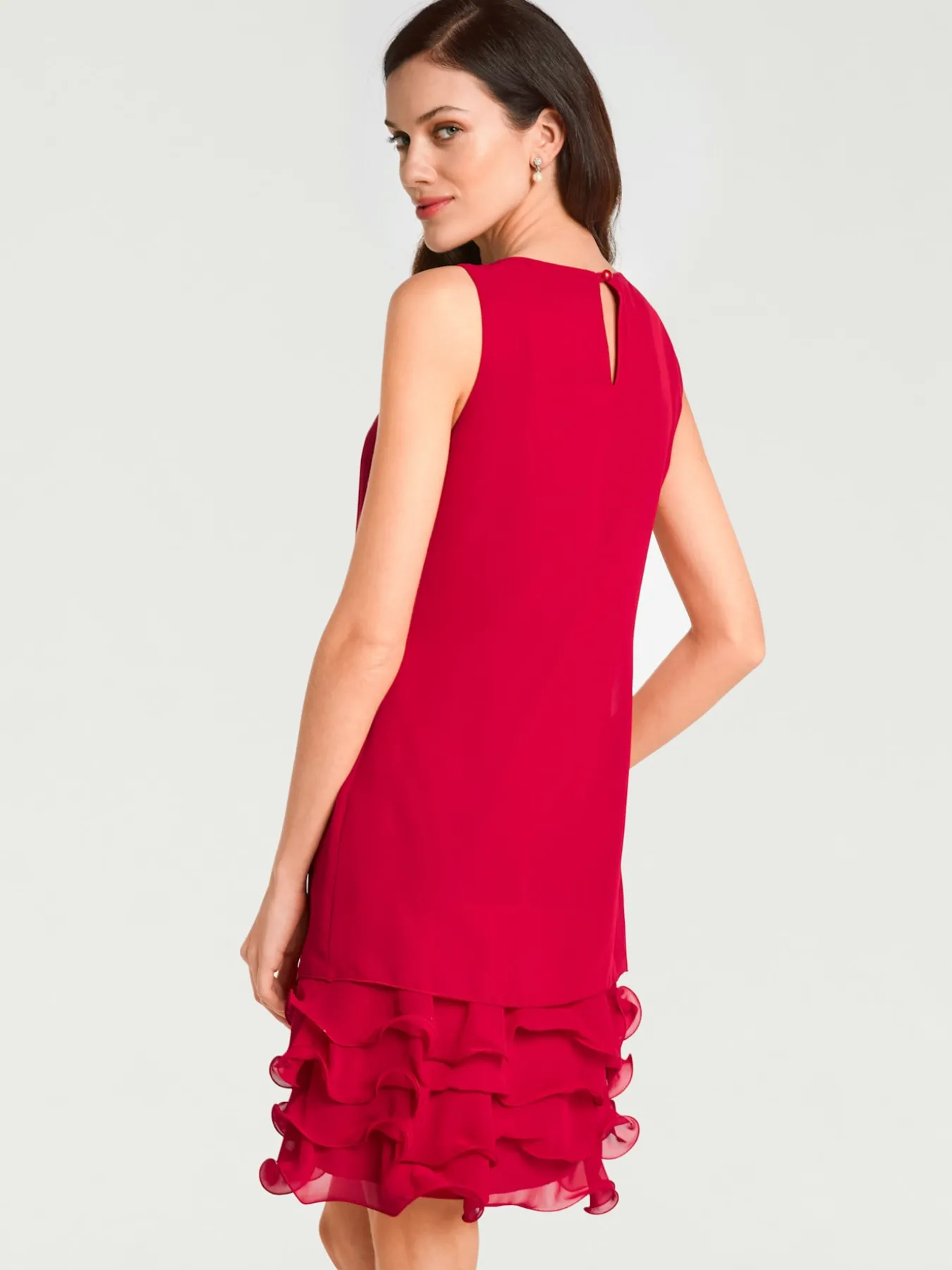 Robe de cocktail qualité crêpe légère et fluide