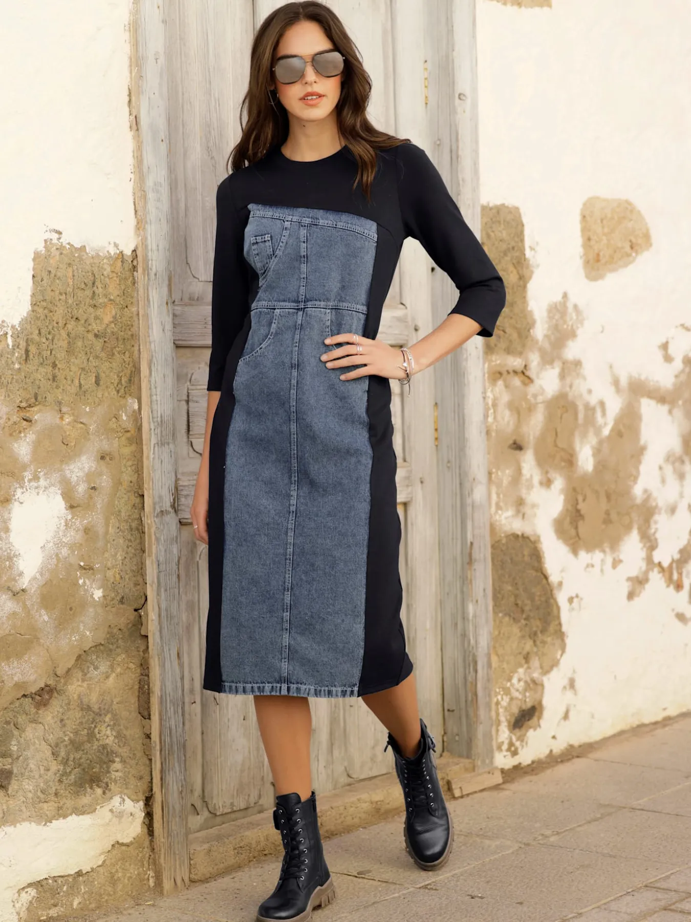 Robe de loisirs denim doux