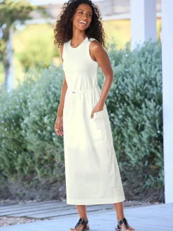 Robe de loisirs superbe mélange de matières