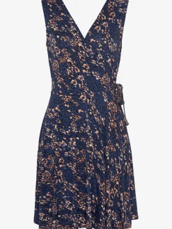 Robe de plage encolure en v dégagée devant et au dos
