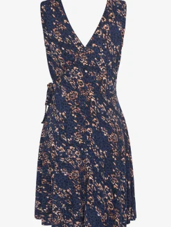 Robe de plage encolure en v dégagée devant et au dos