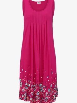 Robe de plage robe d'été imprimée sans manches