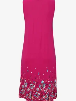 Robe de plage robe d'été imprimée sans manches