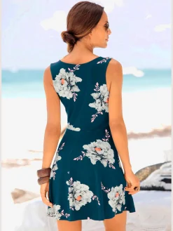 Robe de plage robe patineuse tendance