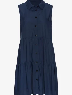 Robe d'été col chemisier tendance