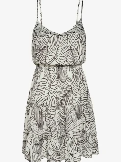 Robe d'été encolure en v dégagée