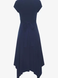 Robe d'été encolure en v effet cache-cœur